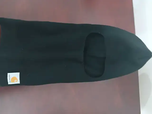 Black Carhartt Mens Knit Insulated Face MaskCold Weather Hat in Men's in Mississauga / Peel Region - Image 3