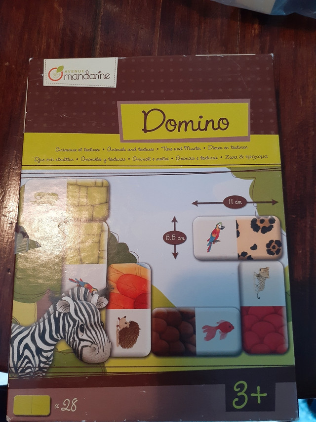 Domino:jeu de mémoire , 3 + ans  dans Jouets et jeux  à Ville de Québec