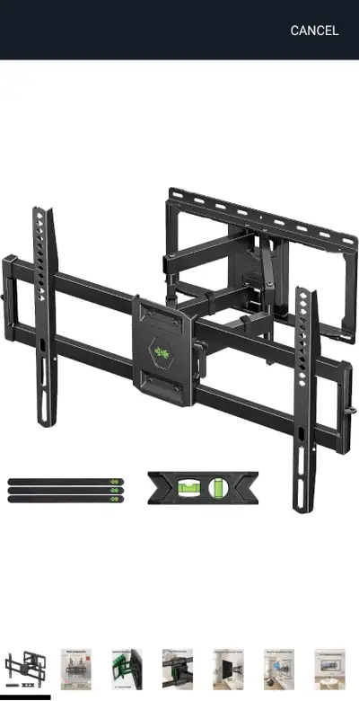 Full Motion TV Wall Mount for 42-86" Flat Screen TVs, View more