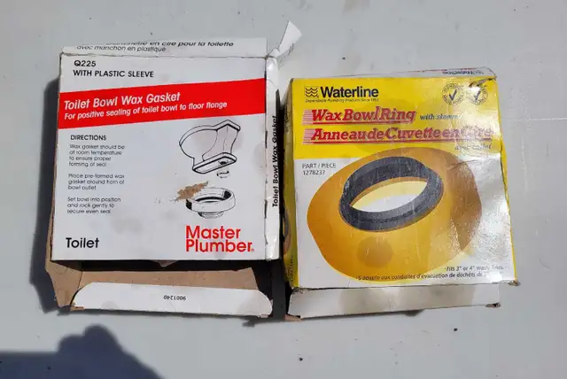 Wax Toilet Bowl Ring in Plumbing, Sinks, Toilets & Showers in Winnipeg - Image 2