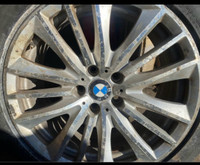 One BMW Aluminum wheel $150 