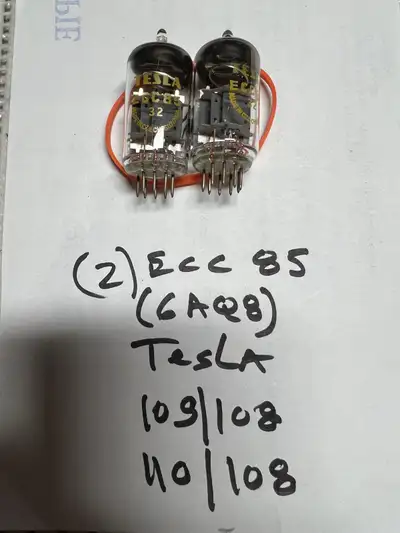 Pair (2) tubes ECC85 (6AQ8) TESLA, View more