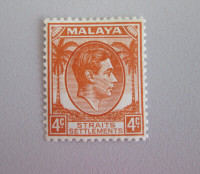 SC 240 Malaya Straits Settelments George Vi  Mint Postage Stamp