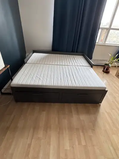 $450 OBO PICK UP ONLY •This bed has only been slept on a few times, it is essentially brand new. It...