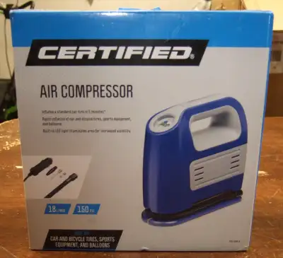 CERTIFIED CAR AUTO AIR COMPRESSOR, View more