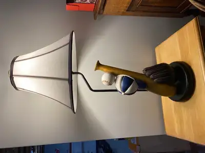 Kids baseball lamp, from Homesense. As good as new.