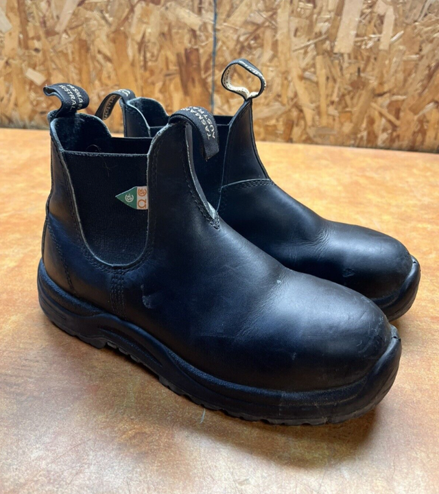 【 STEEL TOE 】 Blundstone 163 Work Boot Black ⎮ Womens 7 US in Women's - Shoes in City of Toronto - Image 2