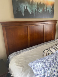 King Size Wall mounted headboard - solid wood