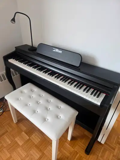 Digital Piano with Storage Bench ZARONS Sound Master 88-Key, View more