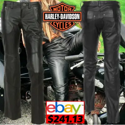 NEW Harley-Davidson Leather Riding Pants, View more