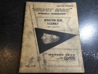 Borg Warner Velvet Drive Reduction Gear box 1.9:1 Ratio Manual