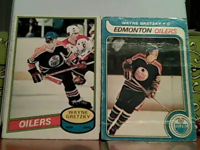 Hockey Cards Wayne Gretzky Rookie#18 & Wayne Gretzky#250, View more
