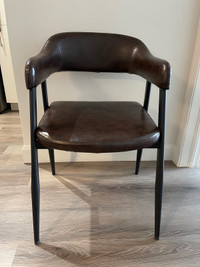 2 chaises WAZO - cuir végétal