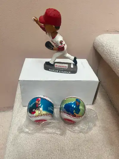 Brand New Marcus Stroman Bobblehead. Only 1000 made $150 Brand New Marcus Stroman Baseball $25 each