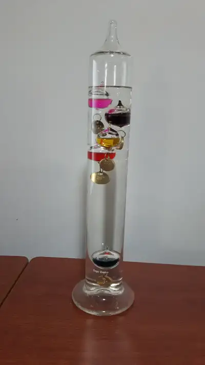 HANDARBEIT MUNDGEBLASEN GALILEO THERMOMETER, View more