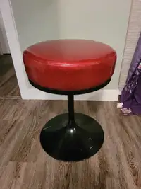 Red glitter stool
