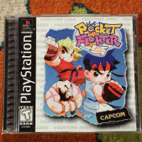 Pocket Fighter PS1 Sony Playstation Video Game