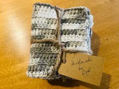 Handmade dishcloths, View more