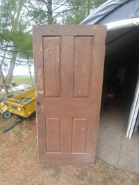 LF.   2- 20" wide wooden doors. No