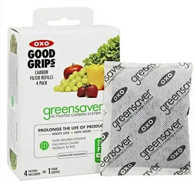 OXO Good Grips GreenSaver Carbon Filter Refills 4 Pack, View more