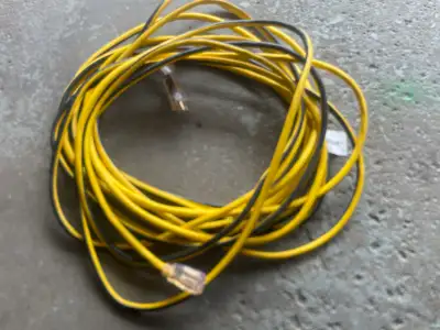 50 foot heavy duty ext cord with lighted end  12 gauge, View more