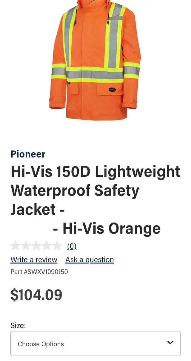 rain jacket pioneer medium in Men's in Edmonton - Image 7