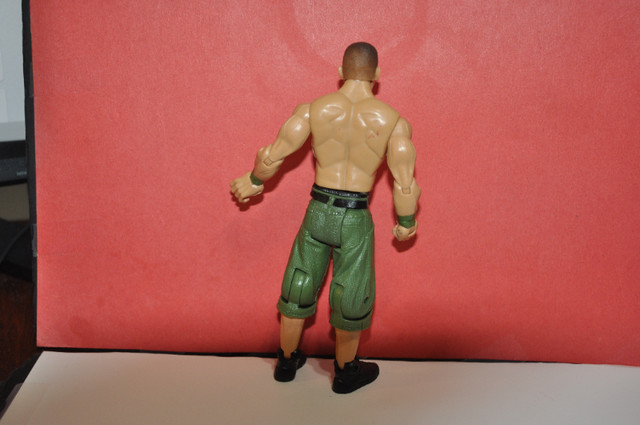 John Cena Jakks Pacific Wresting Figure 2003 Green Shorts wwe ww dans Art et objets de collection  à Victoriaville - Image 2