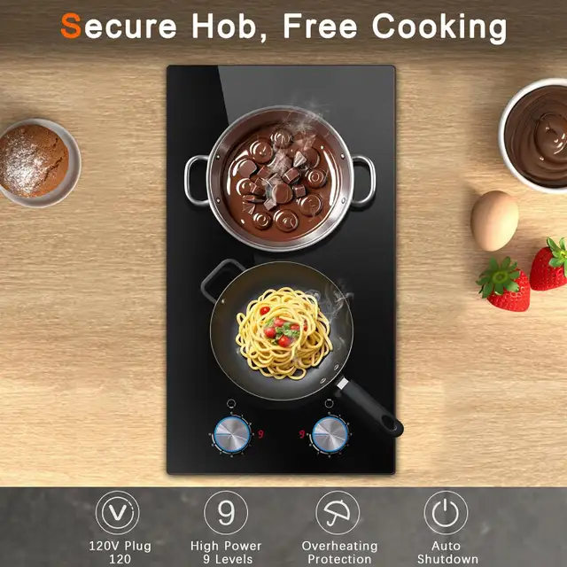 NEW Electric Cooktop 2 Burners,12 inch Built in Radiant Ceramic in Stoves, Ovens & Ranges in Markham / York Region - Image 6