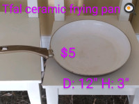 Tfal ceramic frying pan 12 inches wide 