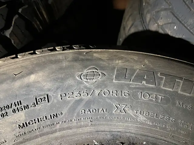 Set of four Michelin Latitude tires in Tires & Rims in St. John's - Image 2