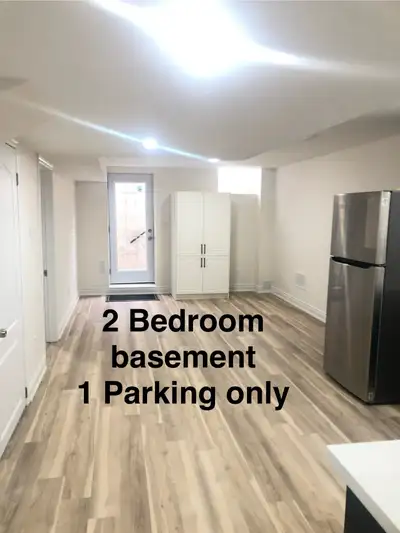 2 Bedroom 1 Bath Legal Basement Apartment for 1600$ + 30 % utilities Only one parking Available Feat...