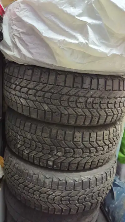 Set of 4 Firestone Winterforce 205/65/15 on rims winter tires. In good condition. Rims have 5x100 bo...