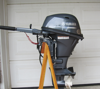 2025 Yamaha F15 Outboard Motor. Model F15SEHA, 15 hp, 4-cycle, electric start, alternator, short sha...
