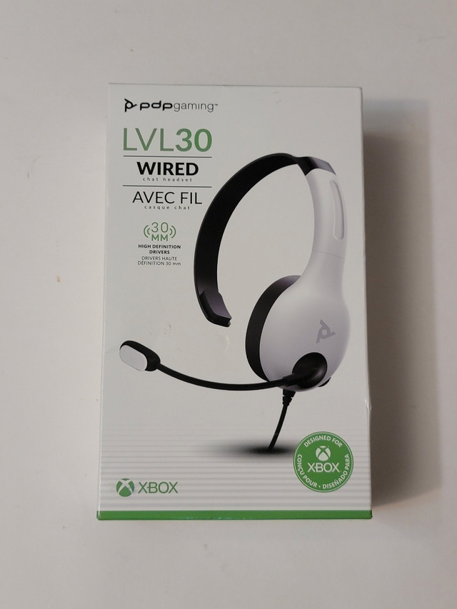 LVL30 Xbox, PC, Wired Chat Headset - Pdp Gaming, White