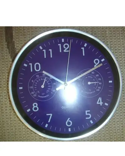 New Wall Clock with Thermometer and Hygrometer, View more