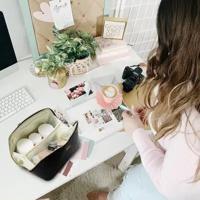 Large Capacity Travel Cosmetic Bag for Women Makeup Travel Bag, View more