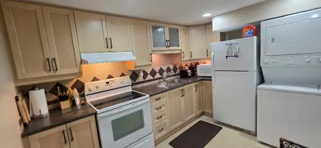Furnished 1 Bdrm bsmt apt, by Finch subway. Private entrance in Long Term Rentals in City of Toronto - Image 6