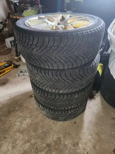 For sale is a set of Model S winter tires, size 245/45R19, offering reliable performance during the...