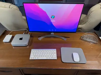 I switched to a laptop, so I'm selling my complete Mac Mini desktop system. This is a great setup fo...