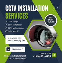 Security camera installation and repairs