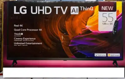 LG-LED TV 55"-smart-4k-ultra hd-in box-warranty--$449..no tax -, View more