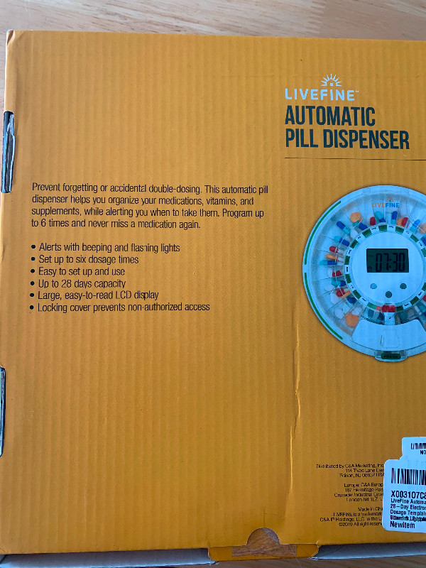 Automatic Pill Dispenser in Health & Special Needs in Dartmouth - Image 3