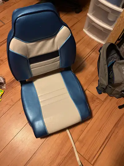 Two identical boat seats great condition. Also have some stuff to mount on a tin boat and another si...