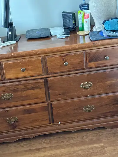 Solid wood 6-drawer dresser, View more