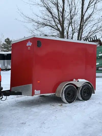 2014 US CARGO 5X10+VNOSE 2 essieux 3500lbs Frein électrique Bon pnues Lumière fonctionnelle Hauteur...