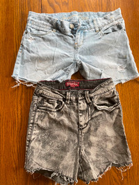 Girl's Denim cutoff Shorts-small