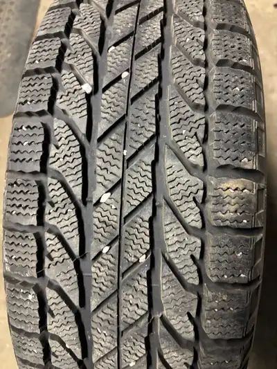 4 winter tires on rims BF Gooderich Winter Slalom 94S 205/65R15 DOT BFUV P731 5 x 114.3 Rim 15 x 6J...