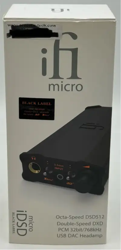 ifI Micro iDSD Black Label - in box, View more
