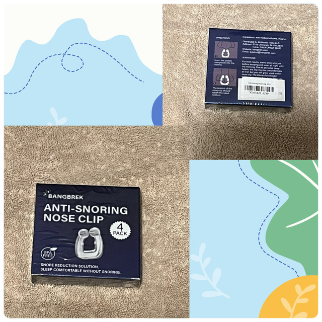 Anti-Snoring Nose Clip 4 Pack in Health & Special Needs in Kingston
