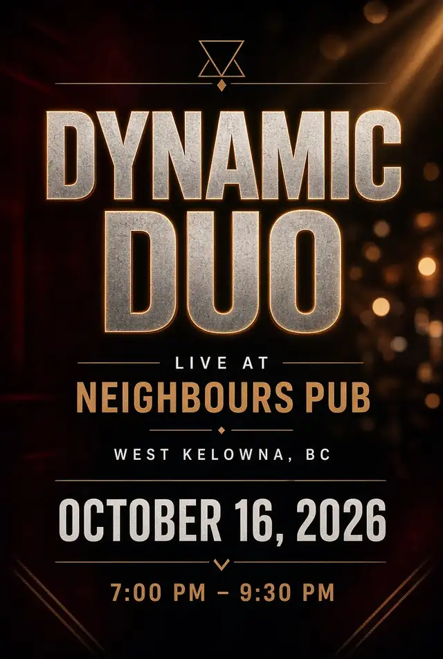 Dynamic Duo - Live Show at Neighbours Pub